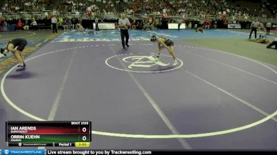 Quarterfinal - Ian Arends, Northwest vs Orrin Kuehn, Minden