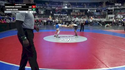 1A-4A 126 Semifinal - Mason Hahm, White Plains vs Johnathan Santos, Alexandria HS