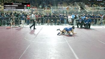 120 lbs Champ. Round 1 - Carmen Moya, Miami Palmetto vs Isabela Barrera, Freedom