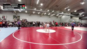 170 lbs Semifinal - Alexandra Zimmerer, Regis Jesuit vs Alisa Gonzales, Severance