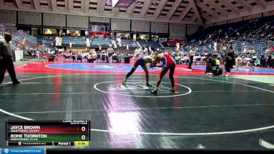 1A-150 lbs Cons. Round 3 - Jayce Brown, Oglethorpe County vs Rome Thornton, Montgomery Co Hs