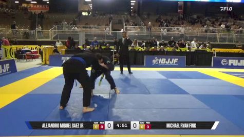 Michael Ryan Fink vs Alejandro Miguel Saez Jr 2025 Pan Jiu Jitsu IBJJF Championship