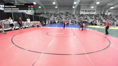 126 lbs 7th Place - Paulo Valdez, CA vs Richard Springs, SC