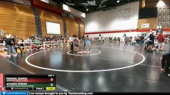 145 lbs Semifinal - Nykeen Duran, Wyoming Indian Middle School vs Manuel Ramos, Riverton Middle School