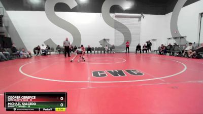 85 lbs Round 2 (8 Team) - Dominic Demarco, DC Wrestling Academy vs Grady Moos, Burnett Trained