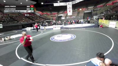 126 lbs Cons. Rd Of 32 - Angel Pineda, Dark Knight Wrestling Club vs Lucas Duran, Madera High School Wrestling