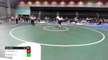 285 lbs Consi Of 16 #1 - Grady Hamilton, Roseburg vs William Griffin, Wasatch - B