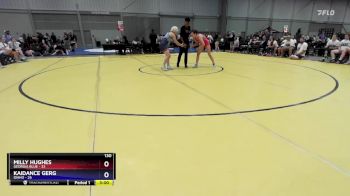 130 lbs Semis & 3rd Wb (16 Team) - Milly Hughes, Georgia Blue vs Kaidance Gerg, Idaho