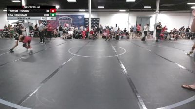 72 lbs Semifinal - Owen Truong, NOVA WC vs Esa Hannigan, All I See Is Gold Academy