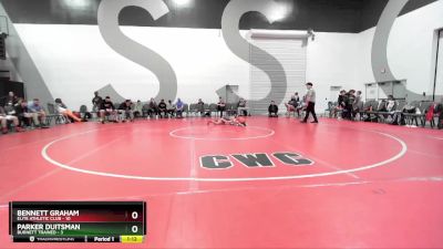 80 lbs Placement Matches (8 Team) - Parker Duitsman, Burnett Trained vs Bennett Graham, Elite Athletic Club