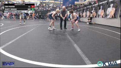 96 lbs Quarterfinal - Cru Foster, F-5 Grappling vs Dusty Reeder, Husky WC