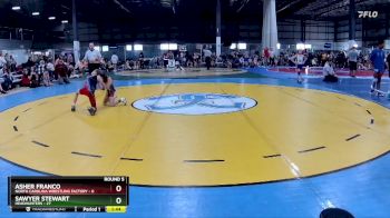 70 lbs Round 5 (6 Team) - Sawyer Stewart, HEADHUNTERS vs Asher Franco, NORTH CAROLINA WRESTLING FACTORY