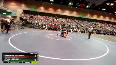 190 lbs Champ. Round 1 - Brayden C Figuerres, Centennial (Corona) vs Ethan Linehan, Carson