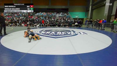 175 lbs 5th Place - Niko Rotella, Omaha Skutt Catholic vs Nikolas Gallardo, The Meadows