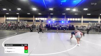 116 lbs Round Of 64 - Tiale Tancayo, Ainapaa Wrestling Team vs Taylor Rogers, Gold Rush Wr Ac