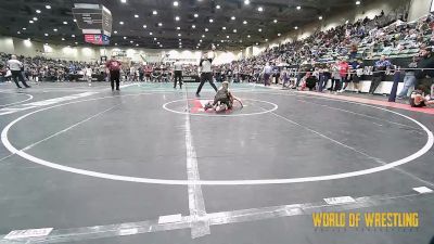 75 lbs Quarterfinal - Leonidas Pahinui, Hawaii vs Noah Nelson, Ranger Wrestling Club