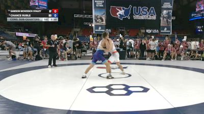 150 lbs Cons. Sub-quarters - Samson McKissick Staley, New York vs Chance Ruble, Missouri