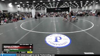 110 lbs Semifinal - Reanah Utterback, Sebolt Wrestling Academy vs Ayana Contreras, California