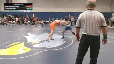 133 lbs Round Of 16 - Brock Connatser, Coast Guard vs Caden Bruseo, Roger Williams