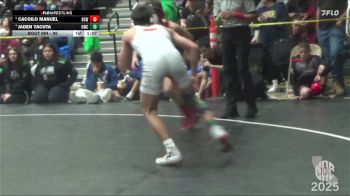95 lbs 3rd Place Match - Jaden Yacuta, Outlaws Wrestling Club vs Cacoilo Manuel, Daniel Cormier WC