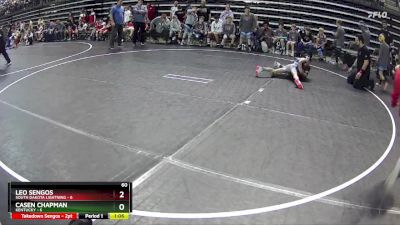 60 lbs Semis & 1st Wrestleback (8 Team) - Leo Sengos, South Dakota Lightning vs Casen Chapman, Kentucky