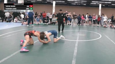 96 lbs 1st Place Match - Kevin Ward, Best Trained Wrestling vs Hunter Lugo, Liberty Warriors Wrestling Club