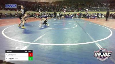 67 lbs Semifinal - Karson Waag, Keystone Wrestling Club vs Keb Deppen, Prodigy Elite Wrestling