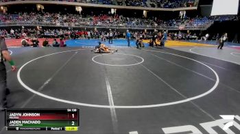 5A 138 lbs Semifinal - Jaden Machado, Lancaster vs Jadyn Johnson, Melissa