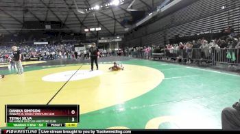 63 lbs Cons. Round 4 - Danika Simpson, Hoquiam Jr. Grizzly Wrestling Club vs Teyah Silva, Gig Harbor Grizzlies Wrestling Club