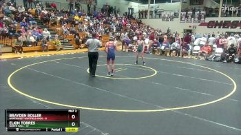 113 lbs Semis & 3rd Wb (16 Team) - Brayden Boller, Northwest Whitfield High vs Elkin Torres, North Hall