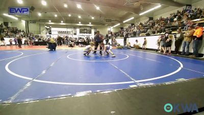 58 lbs Quarterfinal - Mason McCuistion, Tiger Trained Wrestling vs Achilles Davie, Salina Wrestling Club