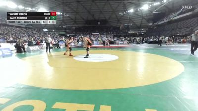 Boys 1A 285 lbs Quarterfinal - Jake Turner, Zillah vs Avery Hicks, Blaine