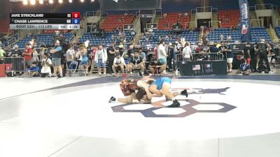 113 lbs Cons. Sub-semis - Jake Strickland, South Carolina vs Chase Lawrence, Minnesota