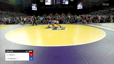 165 lbs Rnd Of 32 - Luke Sipes, PA vs Kyler Walters, MN