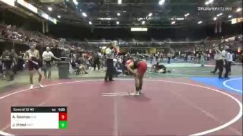 132 lbs Consi Of 32 #2 - Arick Sesmas, Reign - Semper Fi Wc vs Jaron Priest, Empire