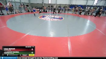 71 lbs Champ. Round 2 - Laurence Ibarra, Toppenish USA WC vs Cole Berger, Buzzsaw WC