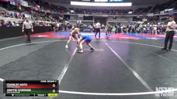 7A 120 lbs Cons. Round 3 - Griffin Gardner, Oak Mountain vs Charles Noto, Vestavia Hills