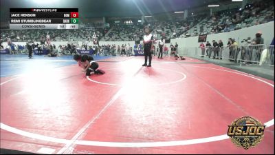 100 lbs Consolation - Jace Henson, Team Nomad vs Remi Stumblingbear, Darko Valley Wolfpak