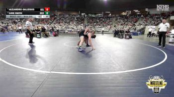 B4A-285 lbs Cons. Semi - Jude Smith, Bridge Creek vs Alejandro Gallegos, Inola