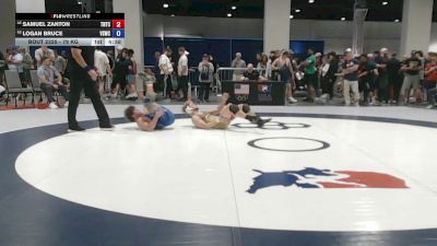 79 kg Cons. Sub-rd Of 32 - Samuel Zanton, Team Nazar Training Center vs Logan Bruce, Valley Silverbacks Wrestling Club