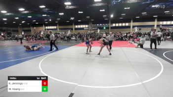 144 lbs Consi Of 32 #1 - Kaden Jennings, Legends Of Gold LV vs Maxwell Hoang, Silverback WC