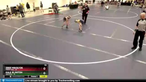 70 lbs Finals (2 Team) - Zeke Mikolyzk, Prior Lake vs Kale Blanton, Wayzata