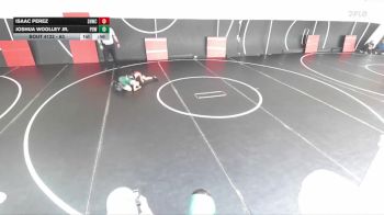 63 lbs Champ. Round 2 - Joshua Woolley Jr., Poway vs Isaac Perez, Savage House Wrestling Club