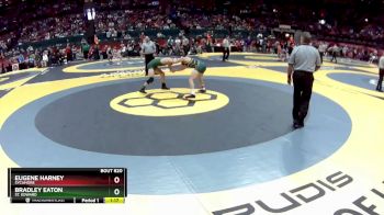 D1-157 lbs Quarterfinal - Bradley Eaton, St. Edward vs Eugene Harney, Sycamore