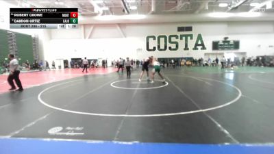 215 lbs Champ. Round 2 - Robert Crowe, South Torrance vs Damion Ortiz, Cajon