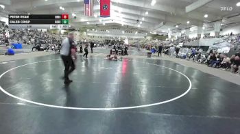 120 lbs Semis & 1st Wb (8 Team) - Caleb Crisp, Bradley Central High School vs Peter Ryan, Dobyns Bennett High School