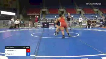 144 lbs Consi Of 8 #2 - Angelina Archuleta, Texas vs Nebi Tsarni, Maryland