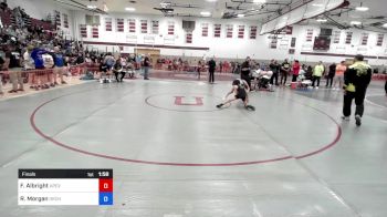 87 lbs Final - Frank Albright, Apex vs Ryan Morgan, Orchard South WC