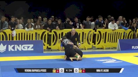 Nina Fe Jacob vs Verona Raphaela Pesce 2025 Pan IBJJF Jiu-Jitsu No-Gi Championship
