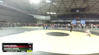 84 lbs Cons. Round 5 - Oliver Santana, Moses Lake Wrestling Club vs Frederick Osborn, Askeo International Mat Club